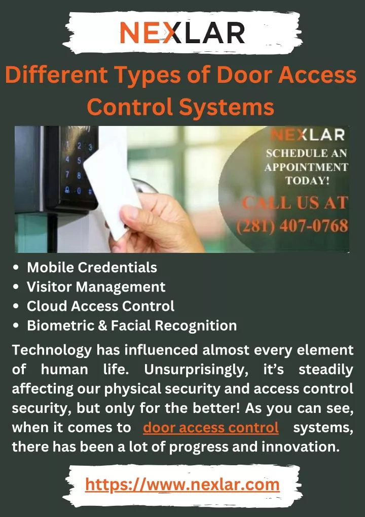 PPT - Different Types Of Door Access Control Systems PowerPoint ...