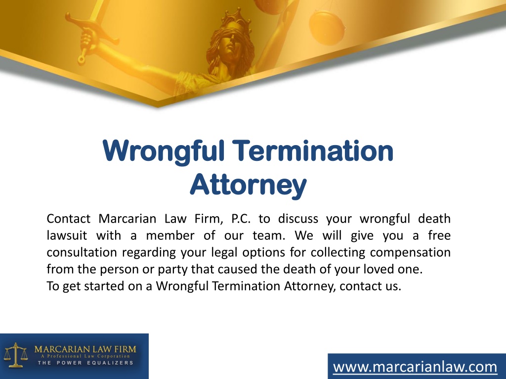 Ppt Understanding Of California Lawyers For Wrongful Termination Powerpoint Presentation Id 