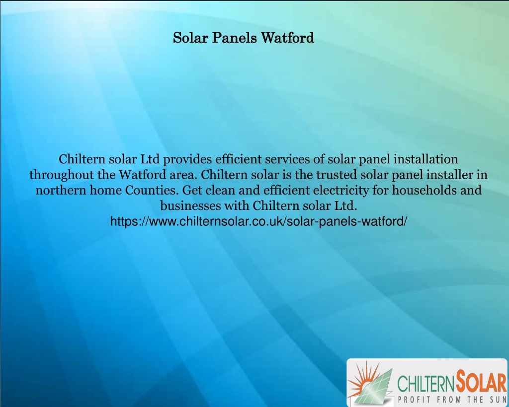 PPT Solar Panels Watford PowerPoint Presentation, free download ID