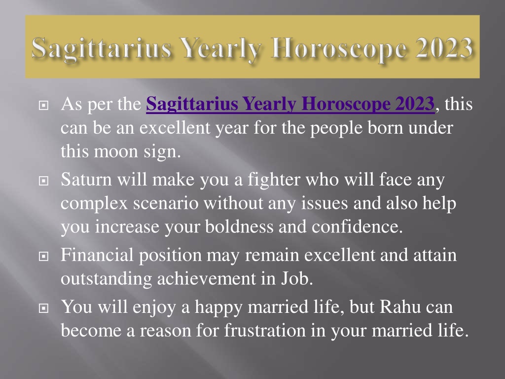 PPT - Yearly Horoscope 2023 PowerPoint Presentation, Free Download - ID ...