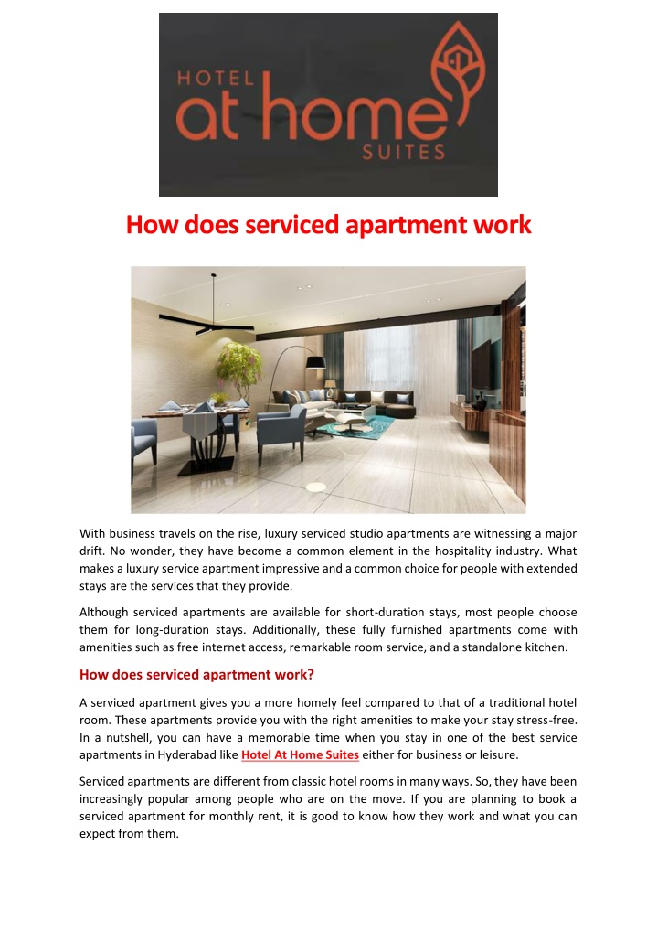 PPT How does serviced apartment work PowerPoint Presentation, free
