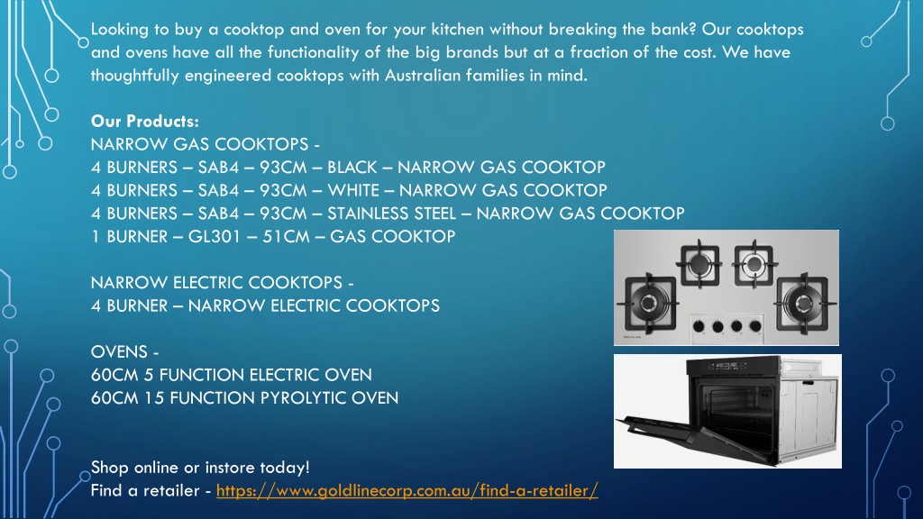 PPT Goldline Cooktops and ovens PowerPoint Presentation, free