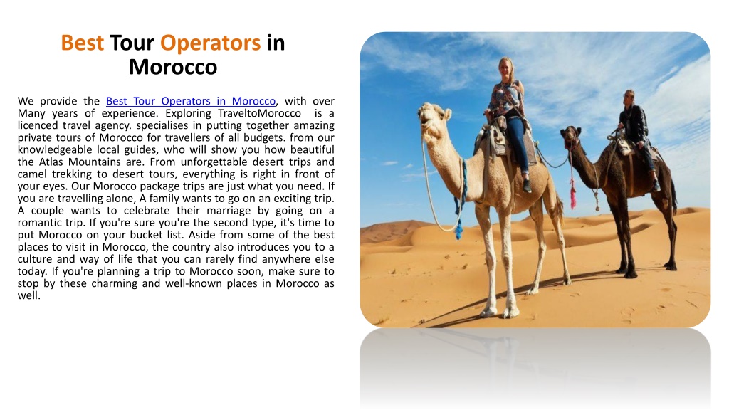 top tour operators in morocco