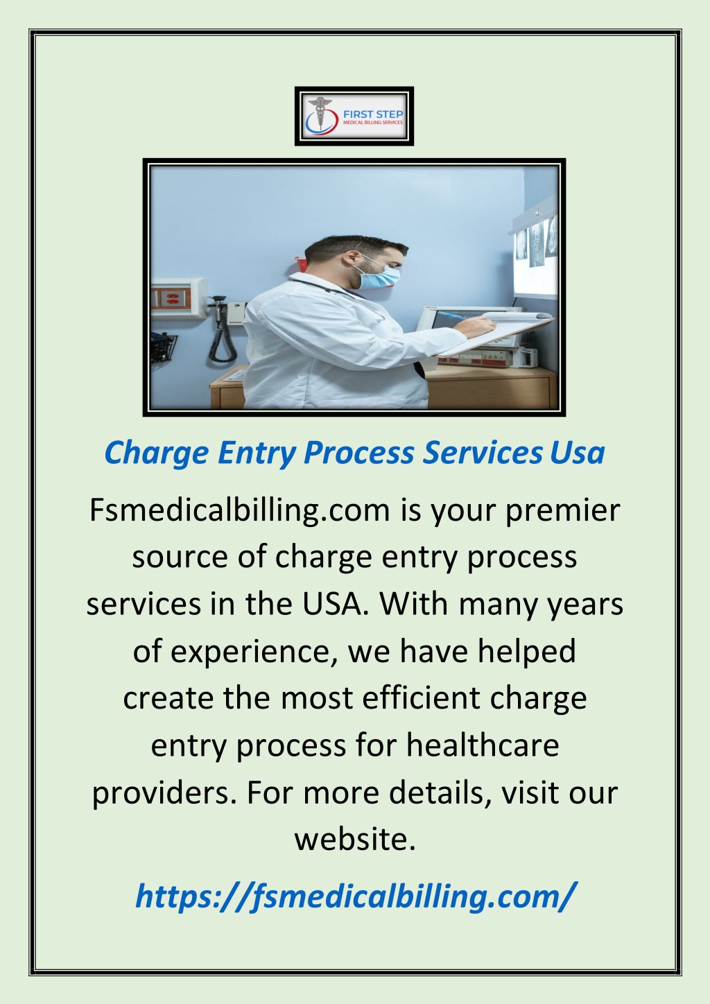 PPT - Charge Entry Process Services Usa | Fsmedicalbilling.com ...