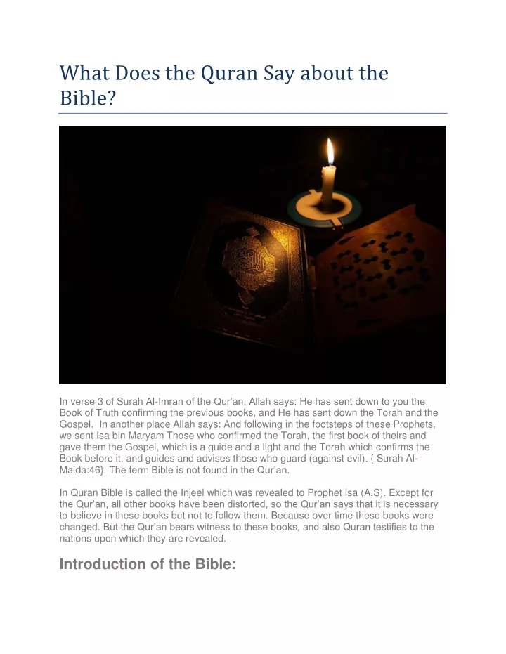 ppt-what-does-the-quran-say-about-the-bible-powerpoint-presentation