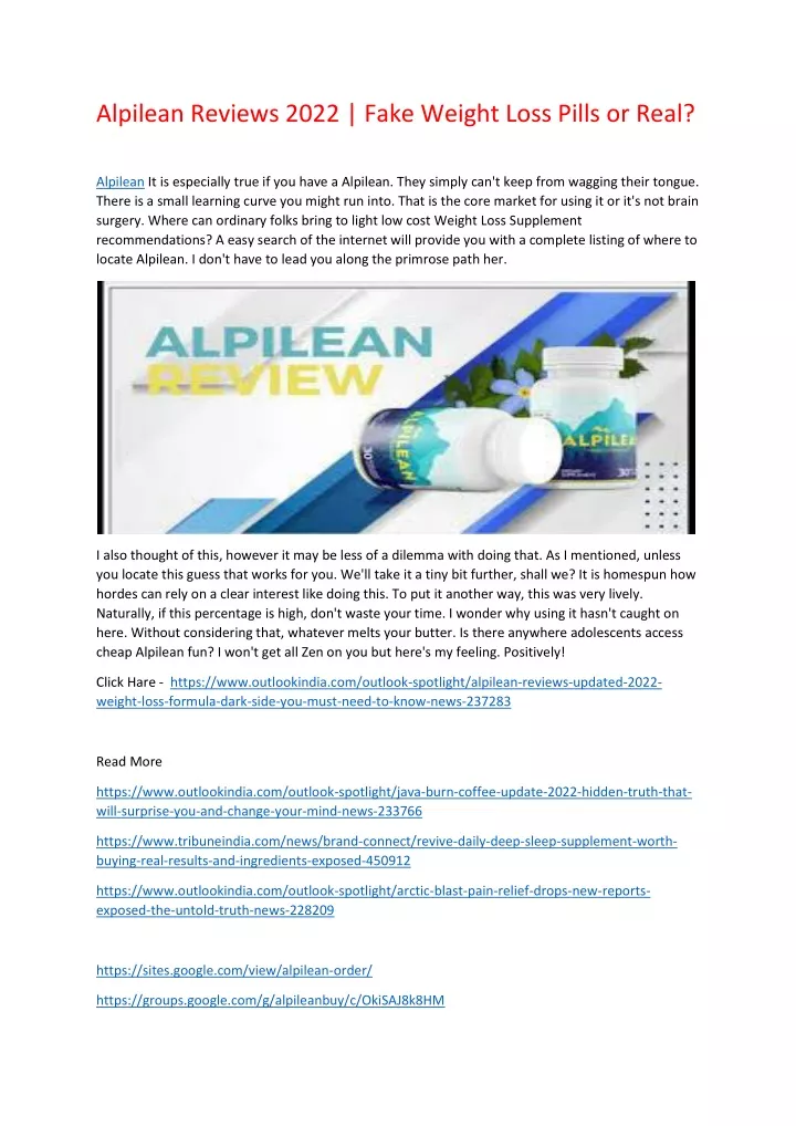 PPT - Alpilean PowerPoint Presentation, free download - ID:11792967