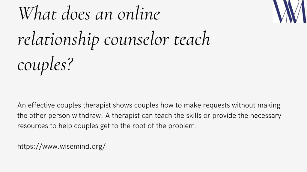 PPT - Online Relationship Counselor | Couples Therapy in Palm Beach ...