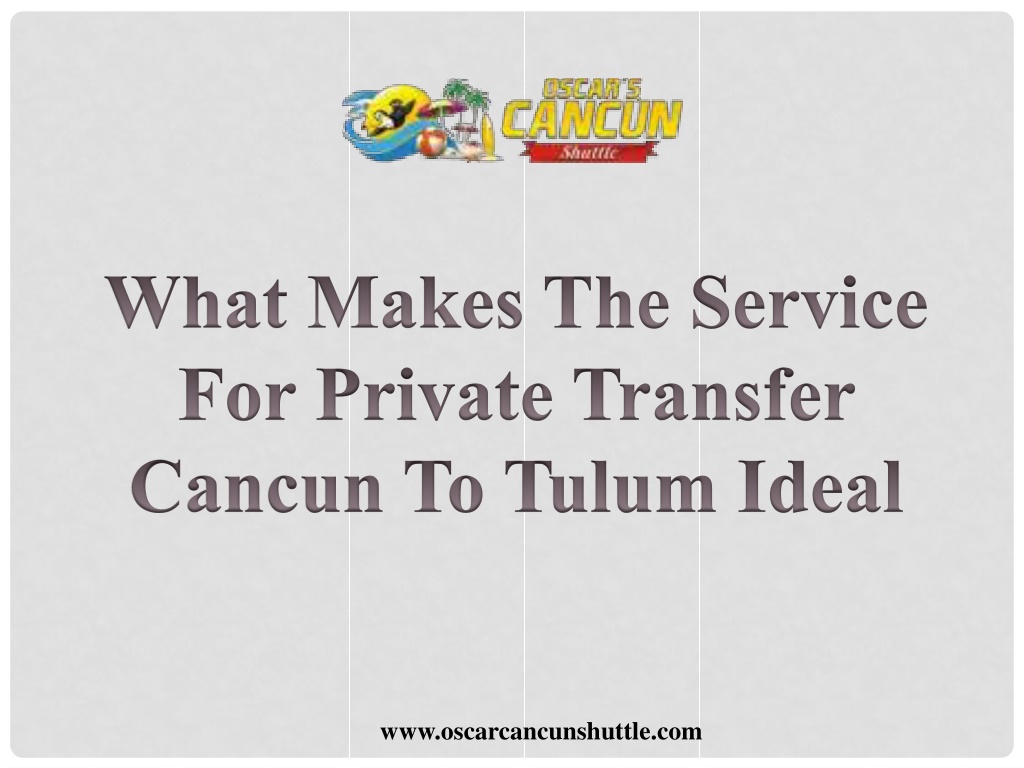 private car service cancun to tulum