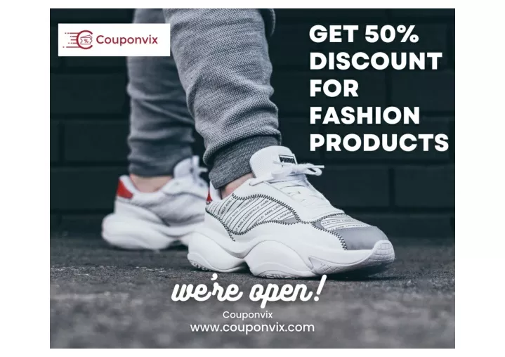 PPT Footwear Online Shopping Coupon PowerPoint Presentation, free