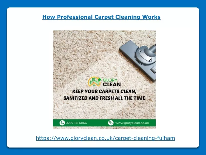 how professional carpet cleaning works n.