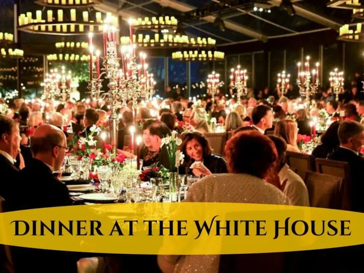 dinner at the white house n.