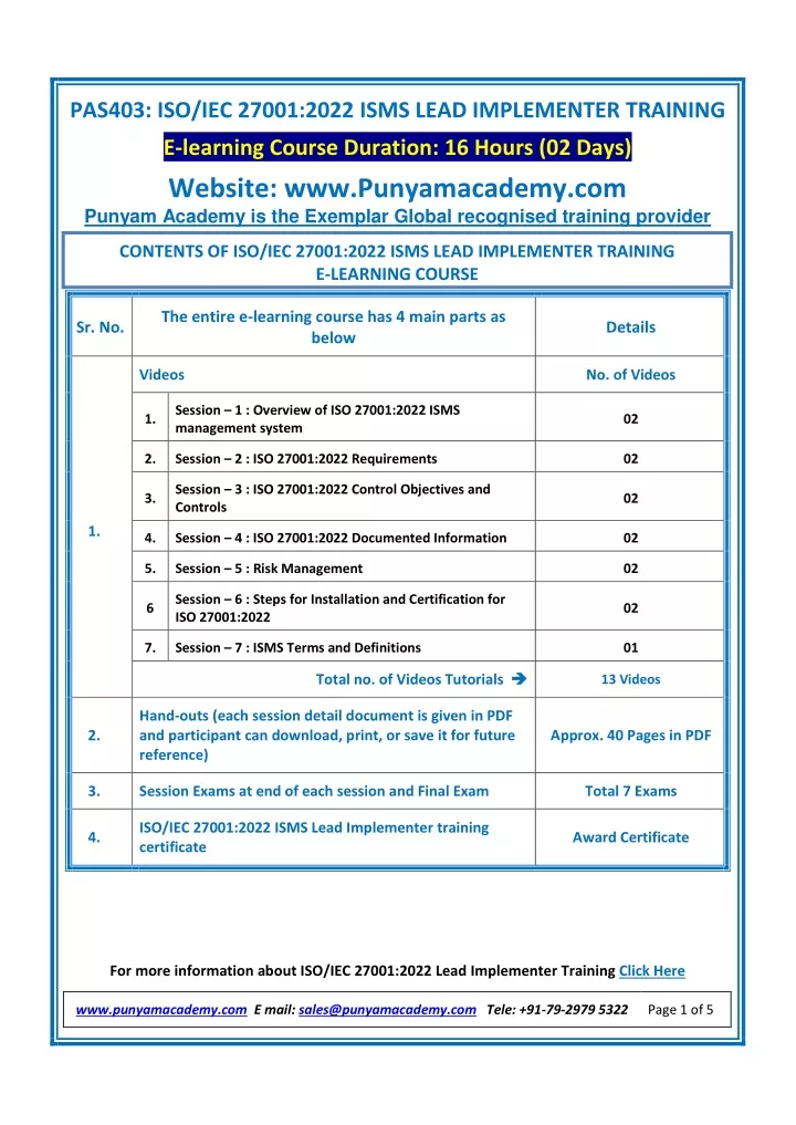 Practice ISO-IEC-27001-Lead-Implementer Exams Free