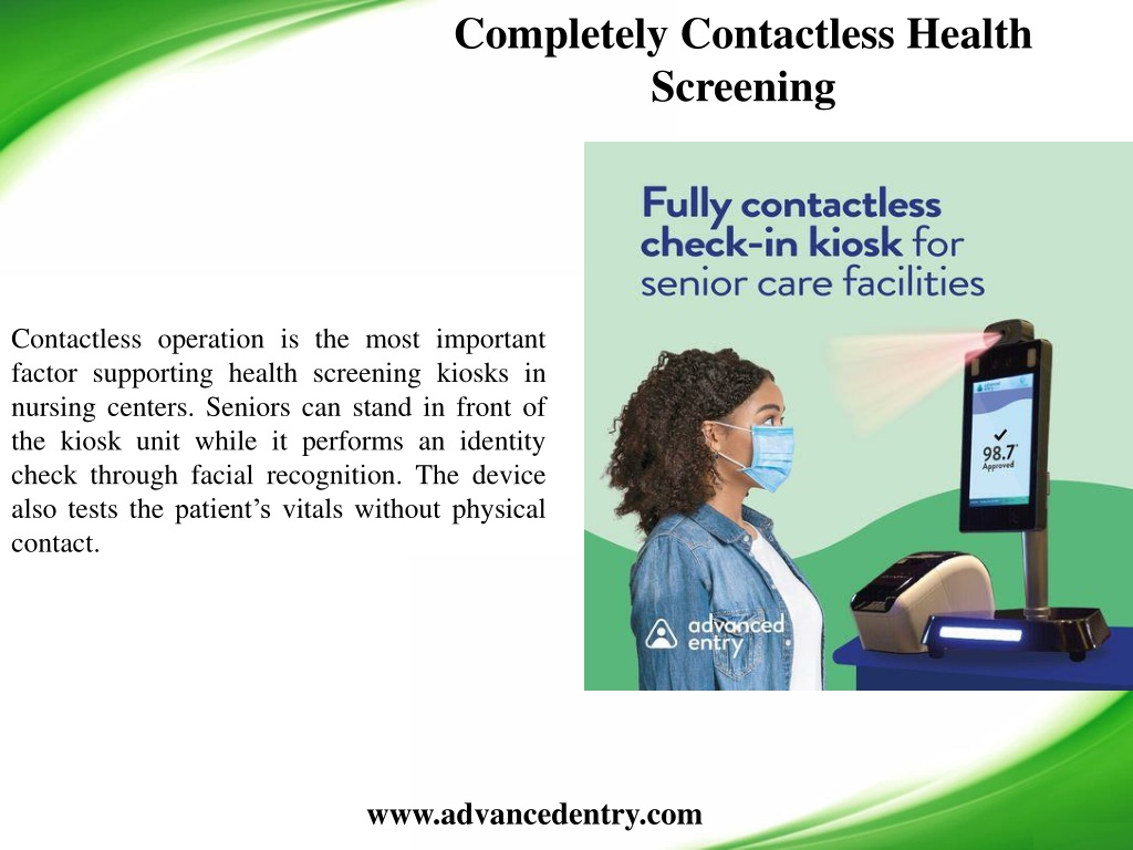 Ppt Importance Of Sign In And Health Screening Kiosk For Nursing Homes Powerpoint Presentation 0425