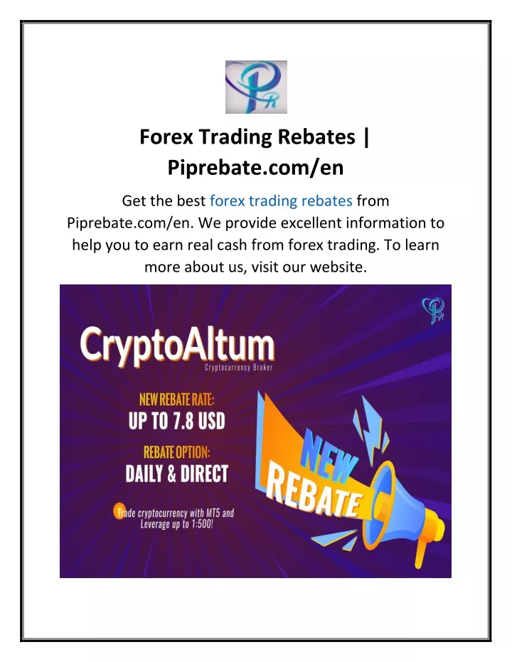 PPT Forex Trading Rebates PowerPoint Presentation