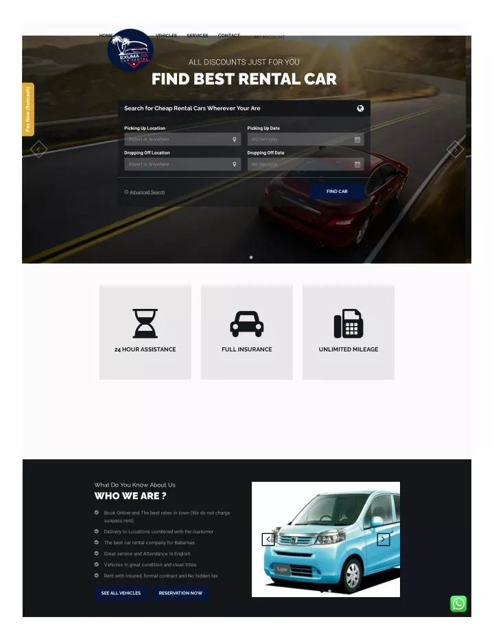 PPT car rental exuma bahamas PowerPoint Presentation, free download