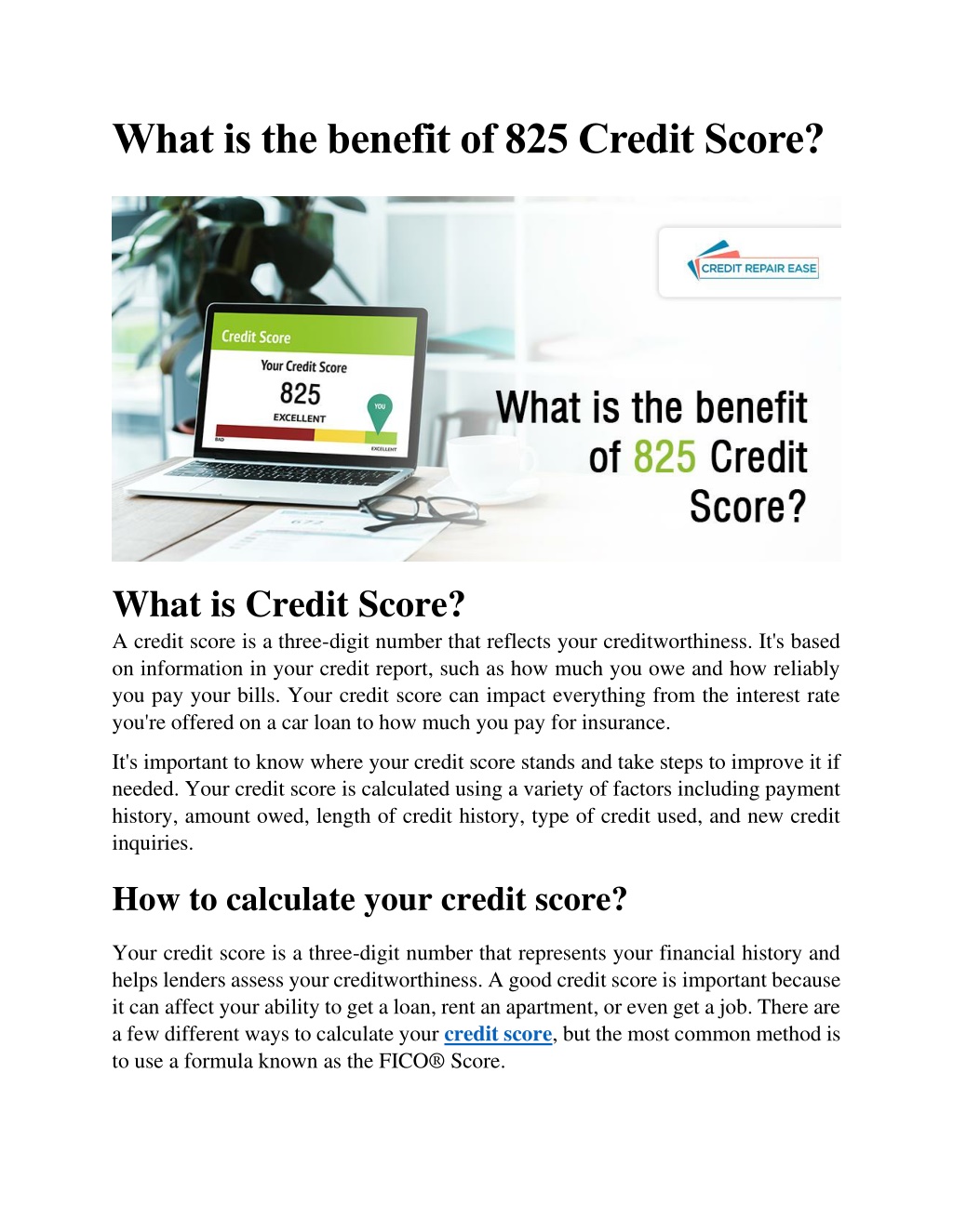 is a credit score of 825 good