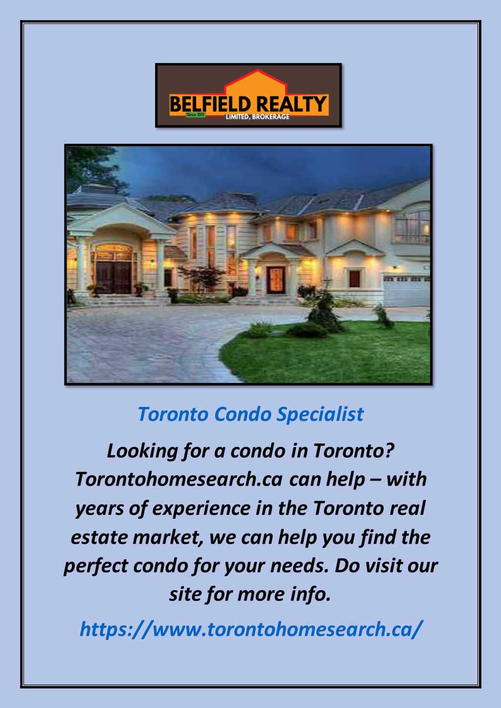 PPT - Toronto Condo Specialist | Torontohomesearch.ca PowerPoint ...