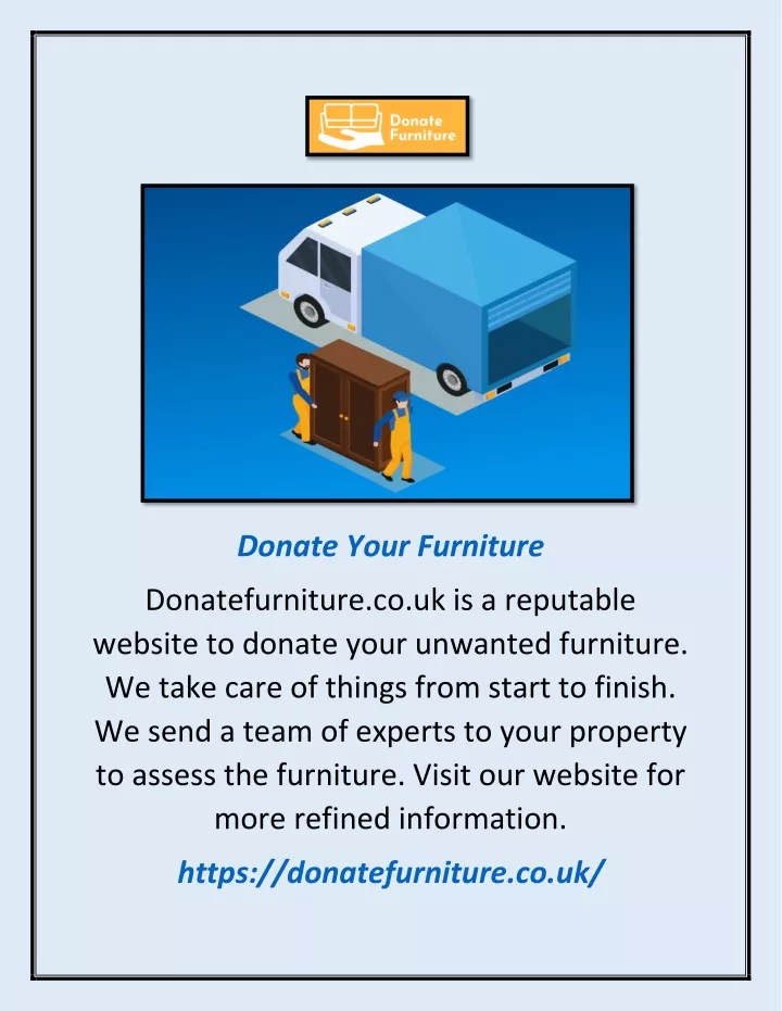 PPT Donate Your Furniture Donatefurniture.co.uk PowerPoint