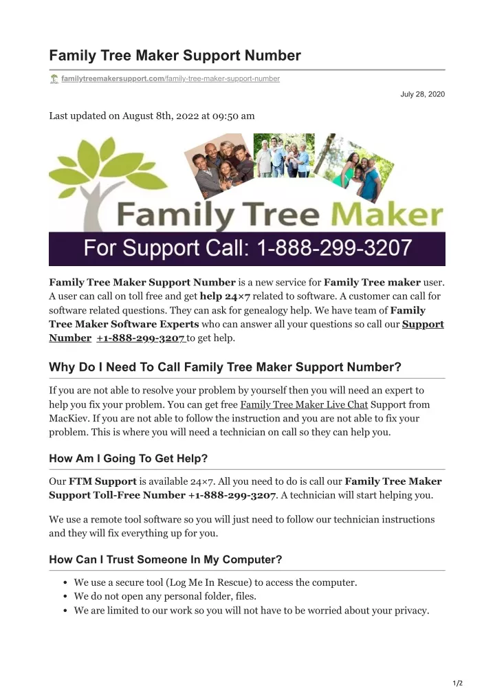 Family Tree Maker Support Family Tree Maker Support