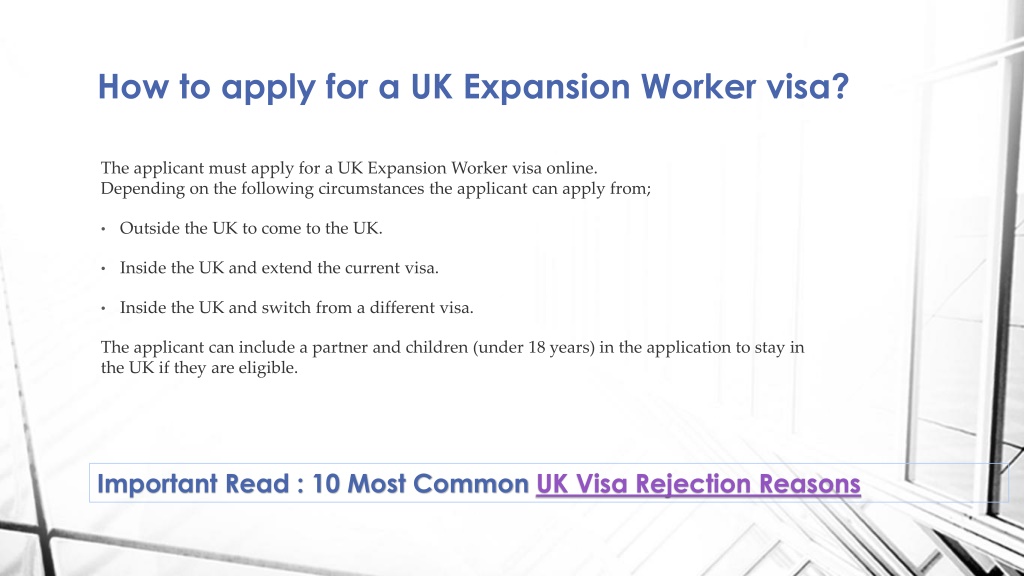 PPT - Know Everything About UK Expansion Worker Visa PowerPoint ...