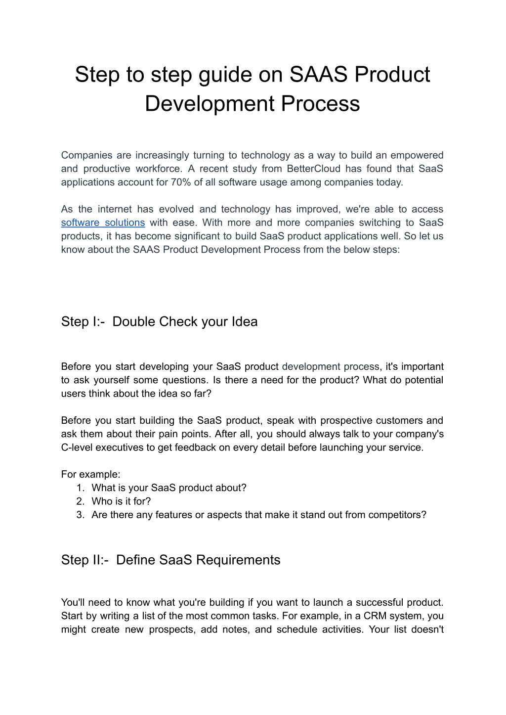 PPT - step to step guide on saas product development process PowerPoint ...
