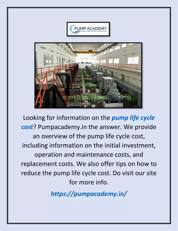 PPT Pump Life Cycle Cost Pumpacademy.in PowerPoint Presentation