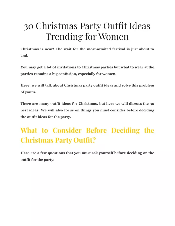 ppt-30-christmas-party-outfit-ideas-trending-for-women-powerpoint