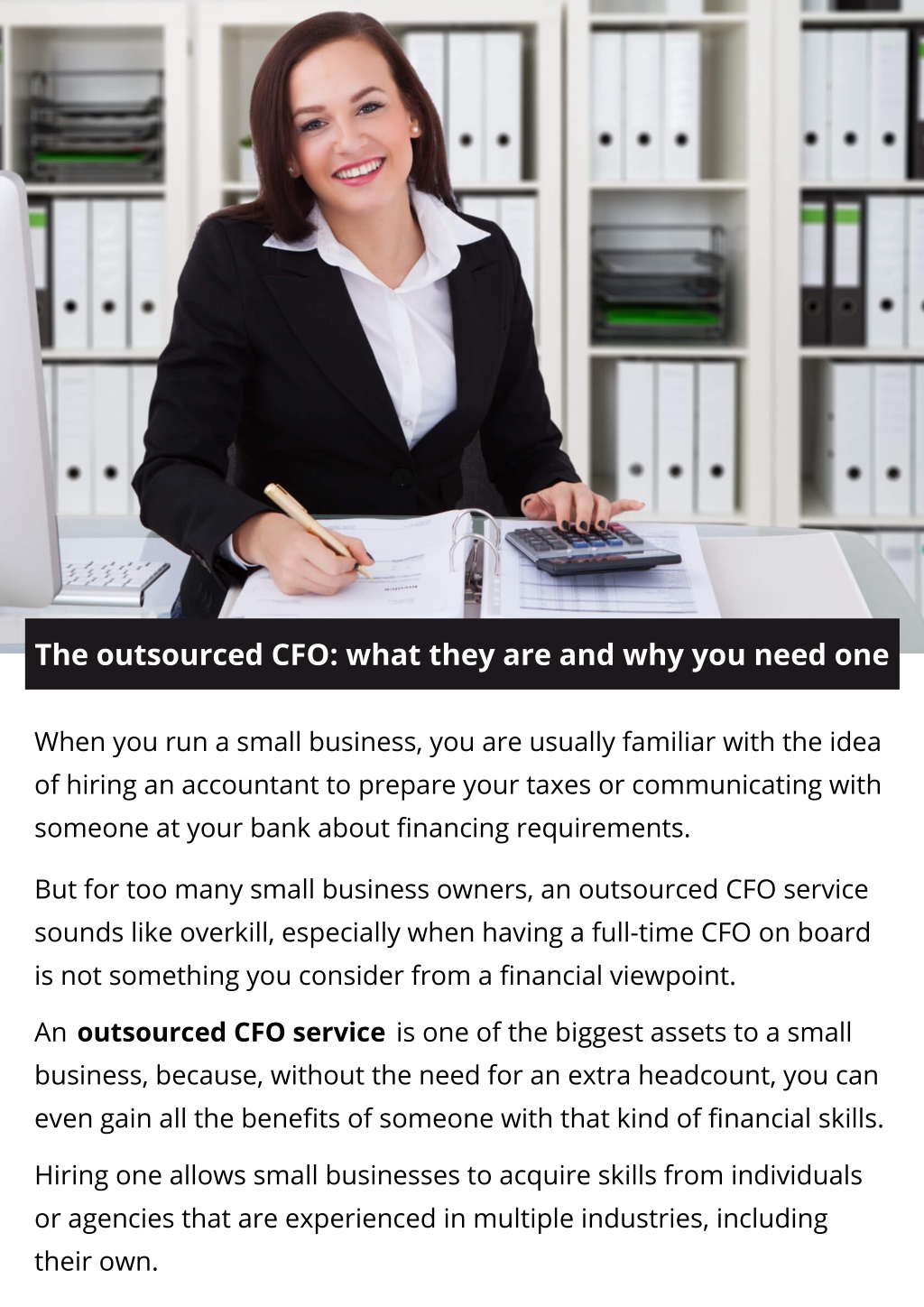 PPT - The Outsourced CFO: What They Are And Why You Need One PowerPoint ...