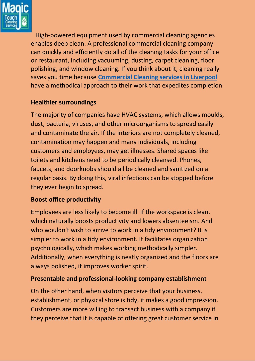 PPT - Reasons to hire a Commercial Cleaning Company PowerPoint ...