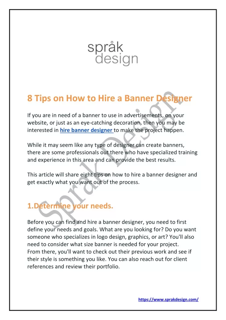 8 tips on how to hire a banner designer n.