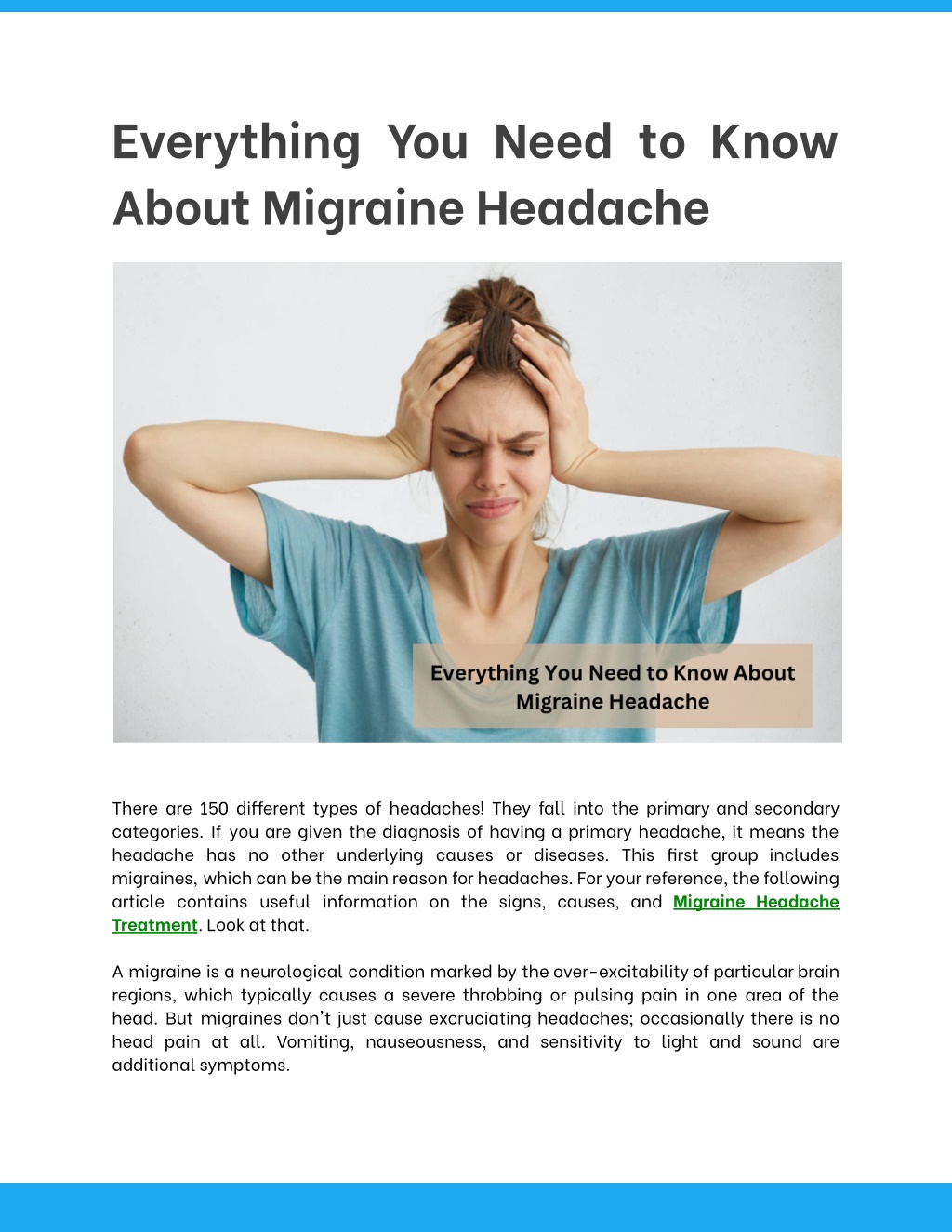 Ppt Everything You Need To Know About Migraine Headache Powerpoint Presentation Id11805845 