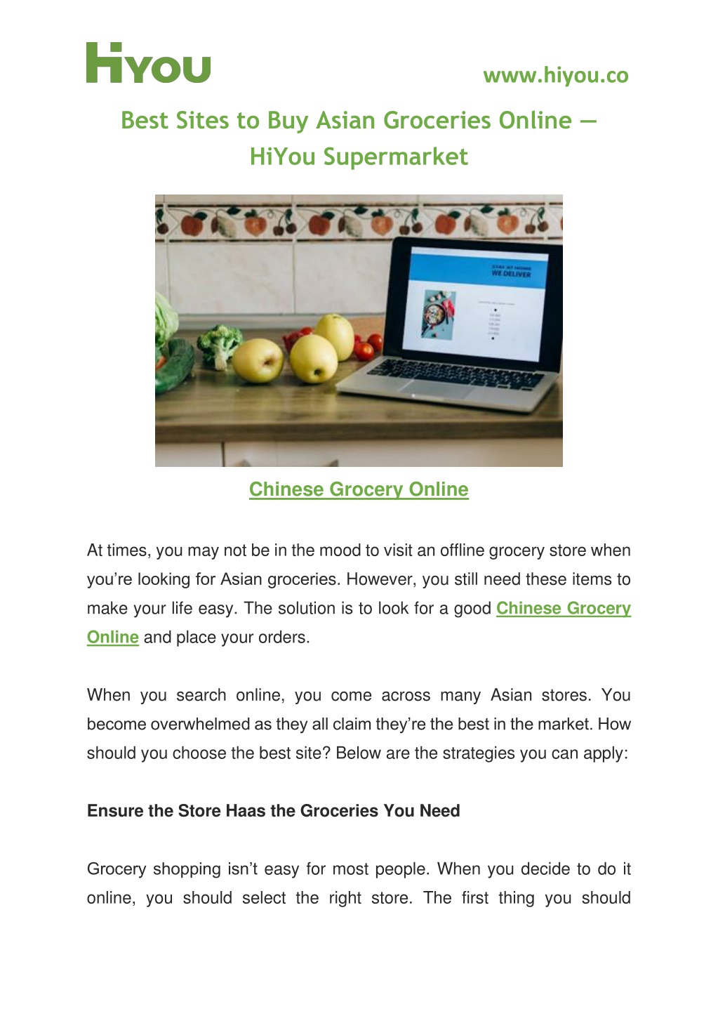 PPT Best Sites to Buy Asian Groceries Online — HiYou Supermarket