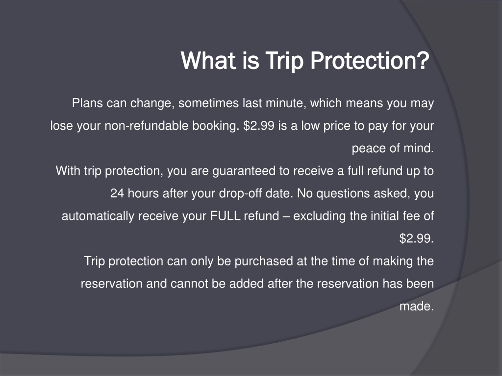 what is trip protection