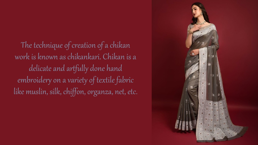 PPT - Designer Chikankari Saree Online PowerPoint Presentation, free ...