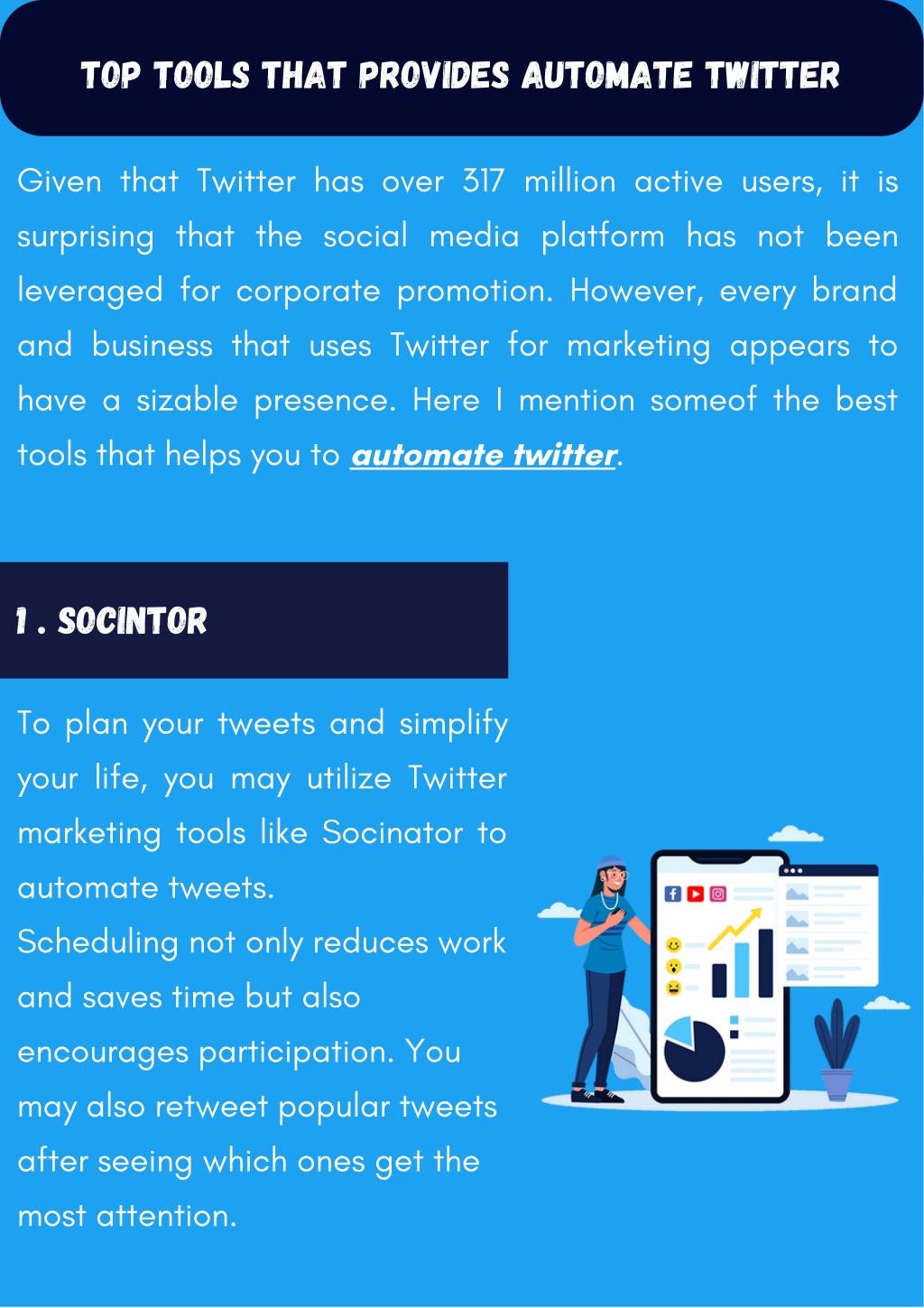 Twitter Marketing Software Features - Socinator