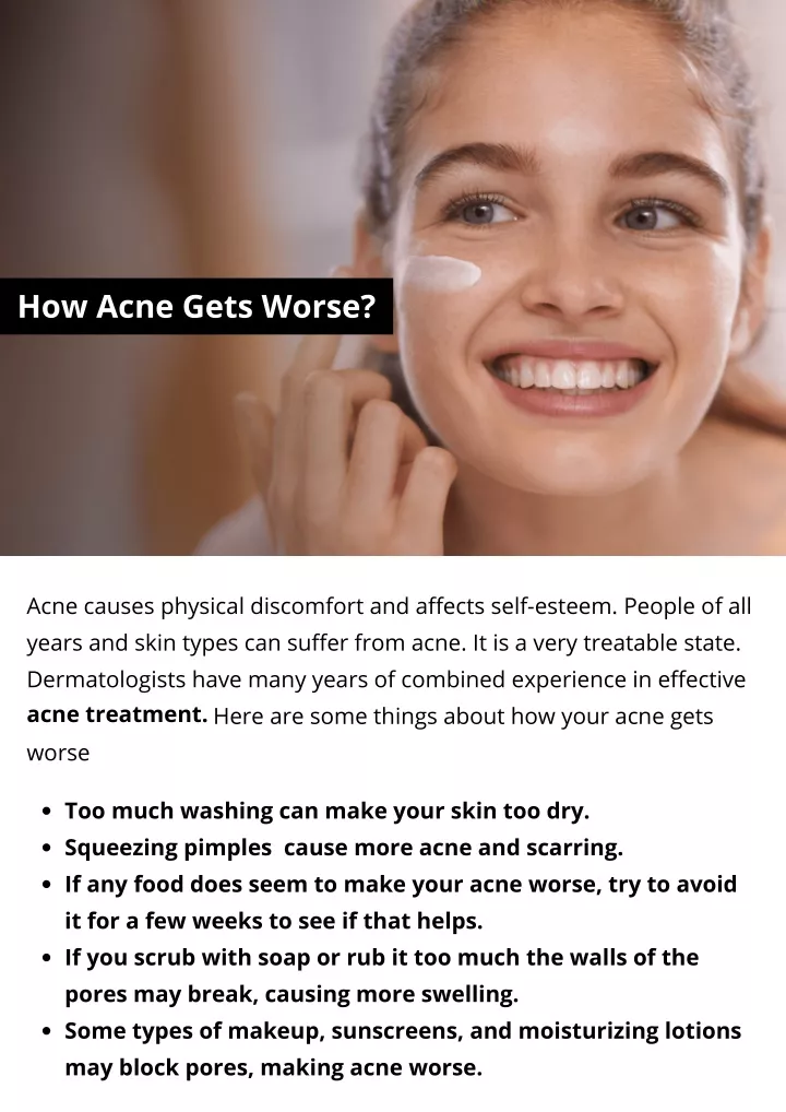 PPT How Acne Gets Worse? PowerPoint Presentation, free download ID