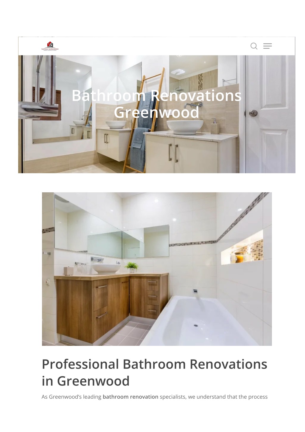 PPT Bathroom Renovations Greenwood PowerPoint Presentation, free