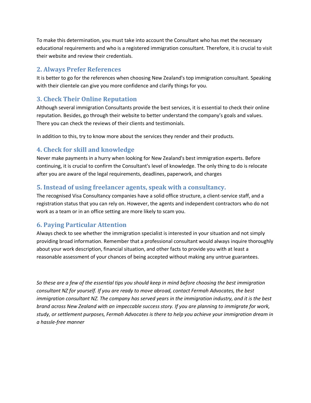 PPT - Tips To Choosing the Best Immigration Consultant NZ. PowerPoint ...
