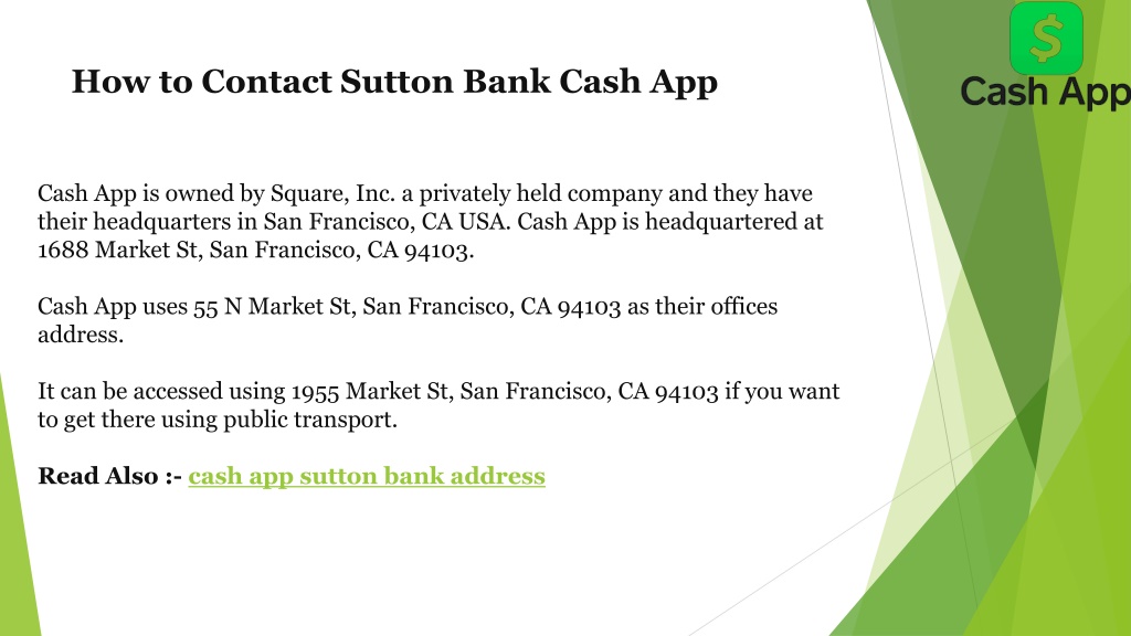 PPT How to Contact Sutton Bank Cash App 8 Improve Guide PowerPoint