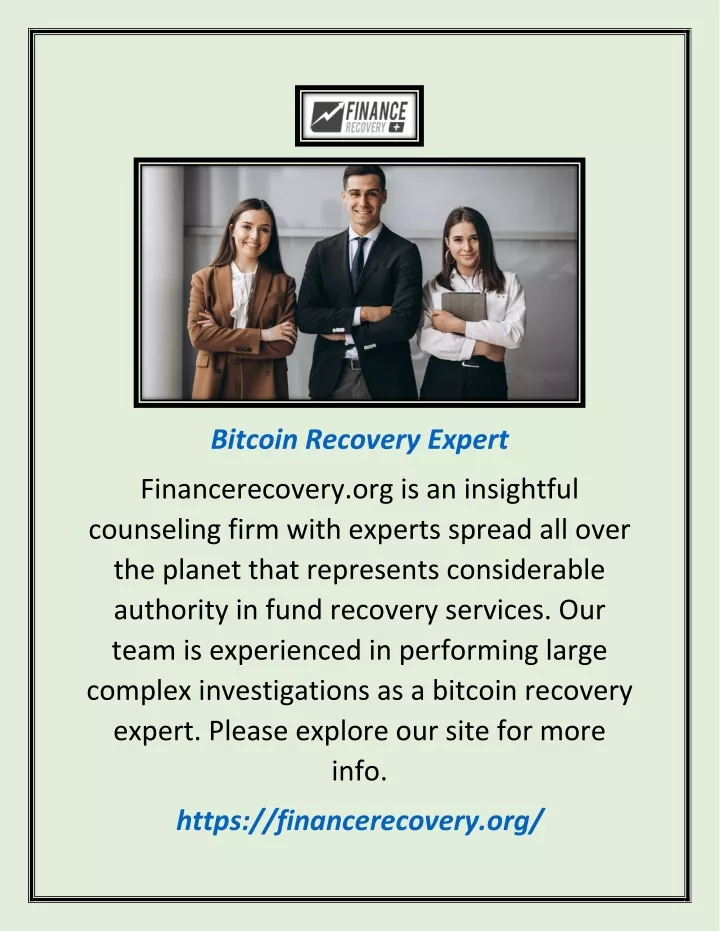 bitcoin recovery agent