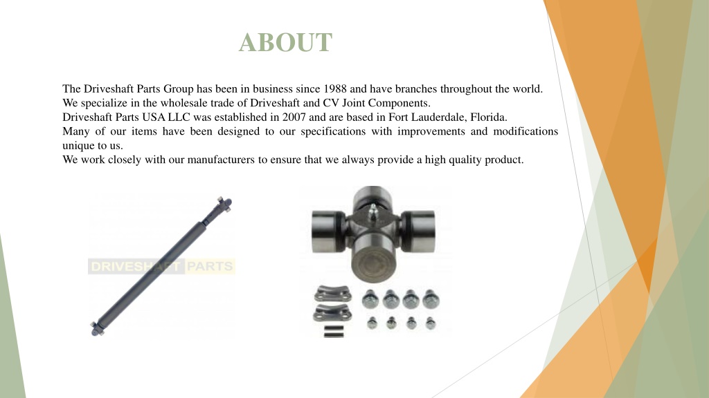 PPT Pto Driveshaft PowerPoint Presentation, free