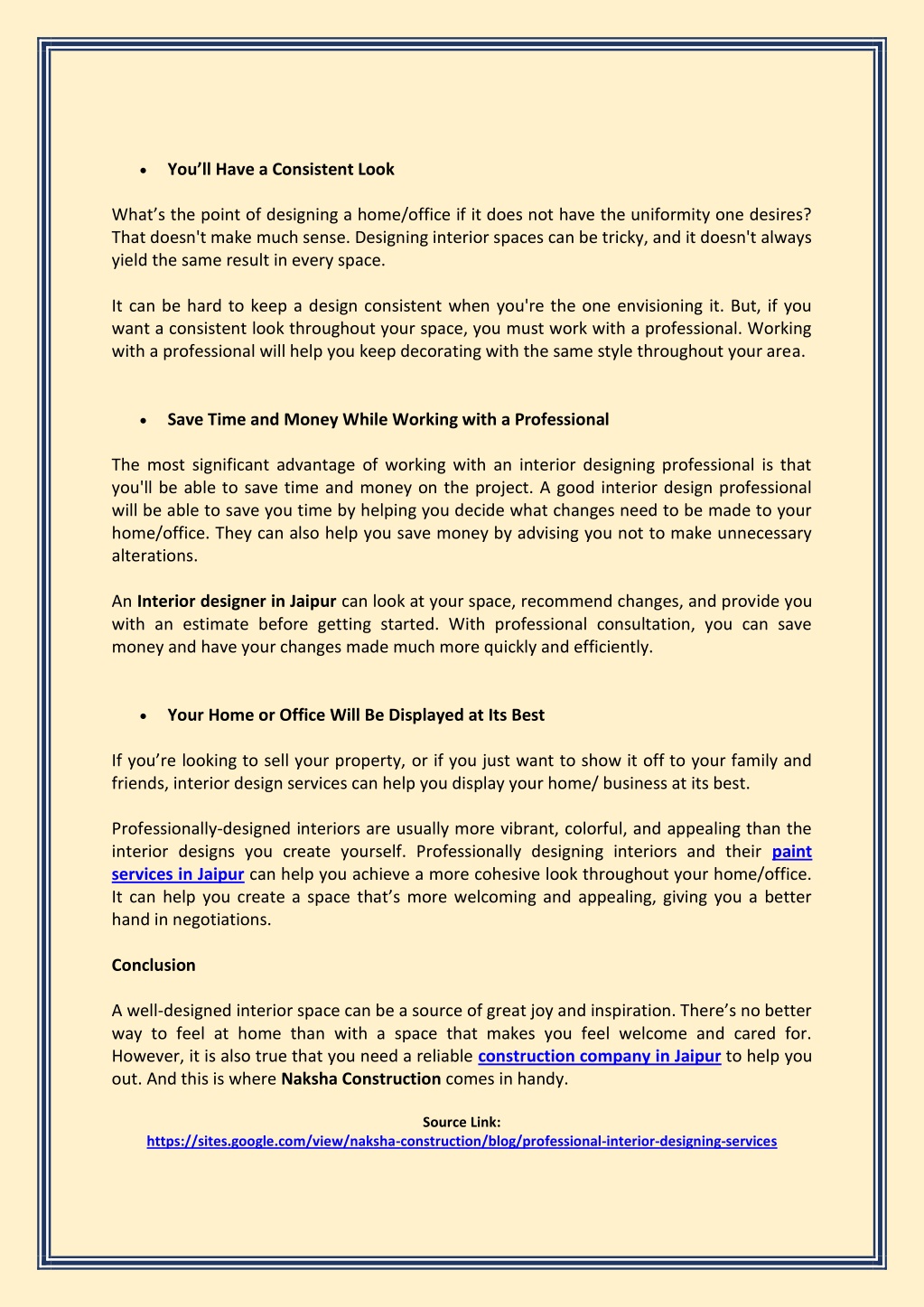 PPT - Advantages of Getting Professional Interior Designing Services ...