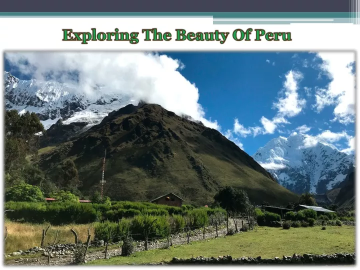 PPT - Exploring The Beauty Of Peru PowerPoint Presentation, free ...