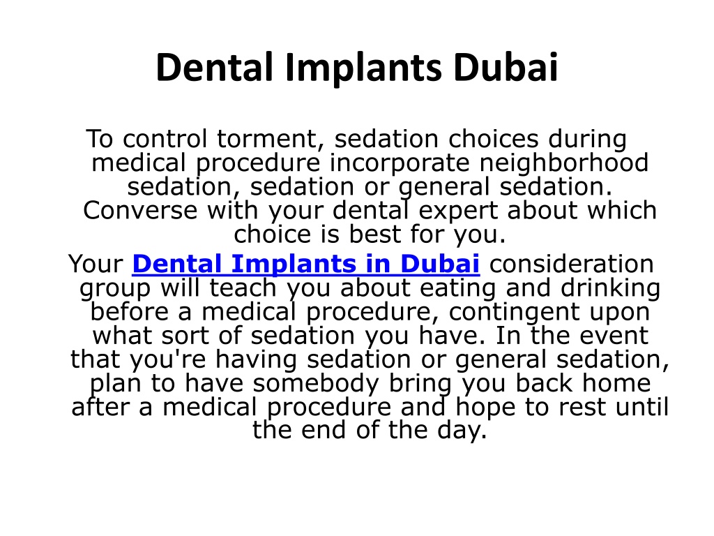 PPT Dental Implants Dubai PowerPoint Presentation, free download ID