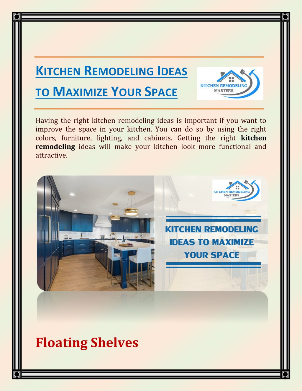 PPT - Kitchen Remodeling Ideas to Maximize Your Space PowerPoint ...