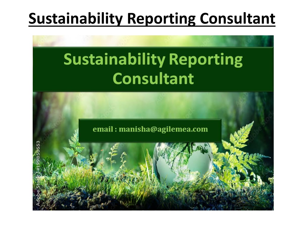 PPT - Sustainability Reporting Consultant PowerPoint Presentation, Free ...