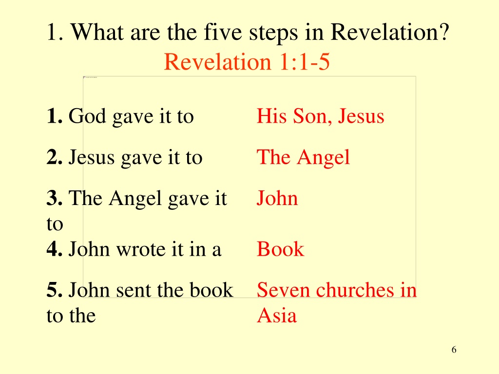 PPT - Lesson 1 Revelation Seminars -A Bible Prophecy Adventure ...