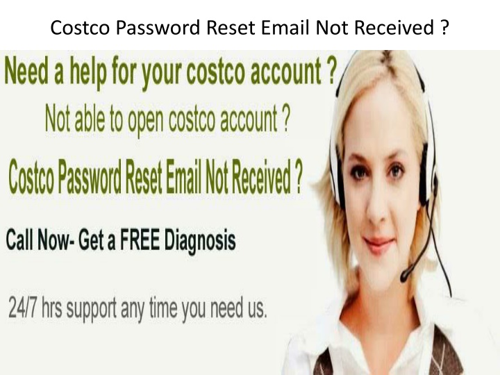 costco password reset email not received