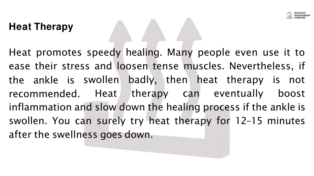 PPT 5 WAYS TO TREAT A SPRAINED ANKLE REVITALIZEPHYSIOCARE PowerPoint