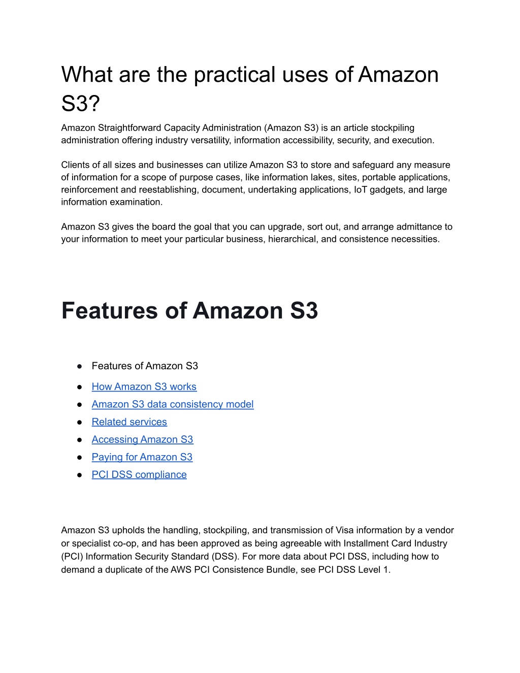 PPT - What are the practical uses of Amazon S3 PowerPoint Presentation ...